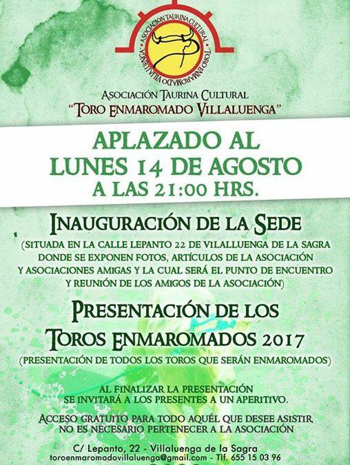 Inauguración sede Asociación Taurina «Toro Enmaromado Villaluenga»