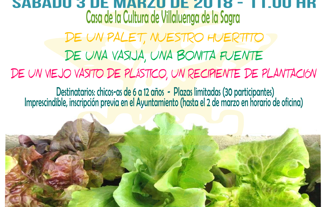 Taller Didáctico – Ecología divertida (3 marzo 2018)