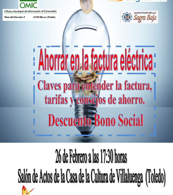 Charla sobre ahorro en la factura eléctrica