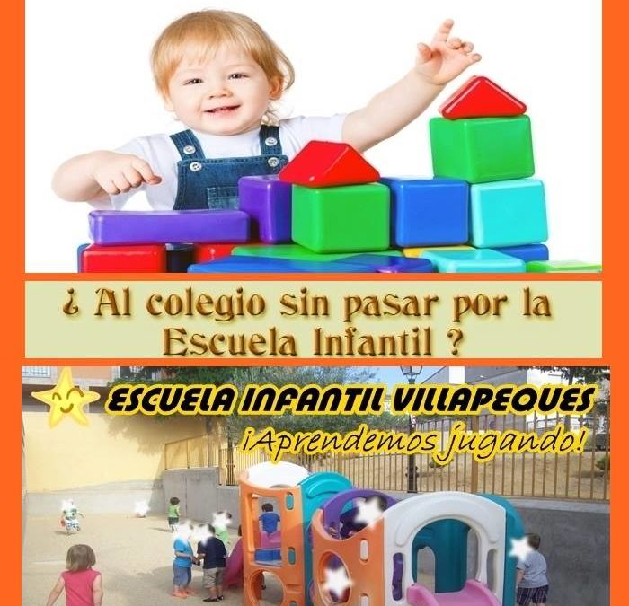 AVISO – Escuela Infantil «Villapeques» – Período de matriculación.