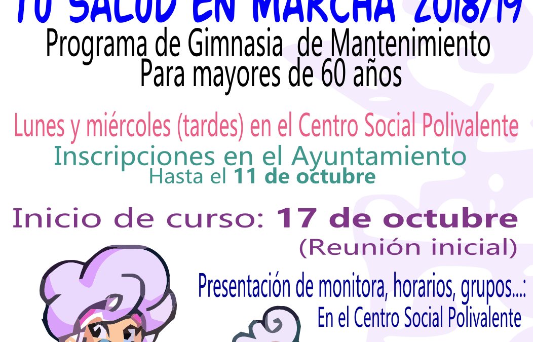 Tu salud en marcha 2018/19