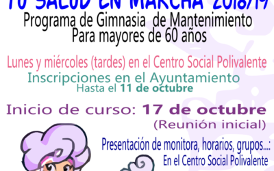 Tu salud en marcha 2018/19