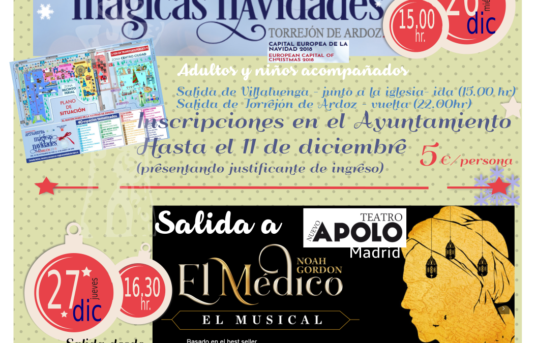 Navidad 2018 – Excursiones navideñas