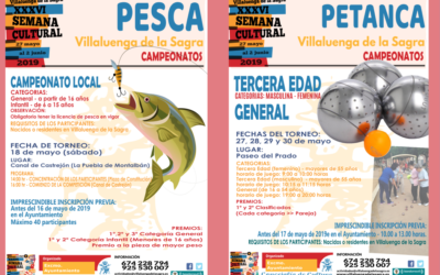 Inscripciones a campeonatos de Semana Cultural