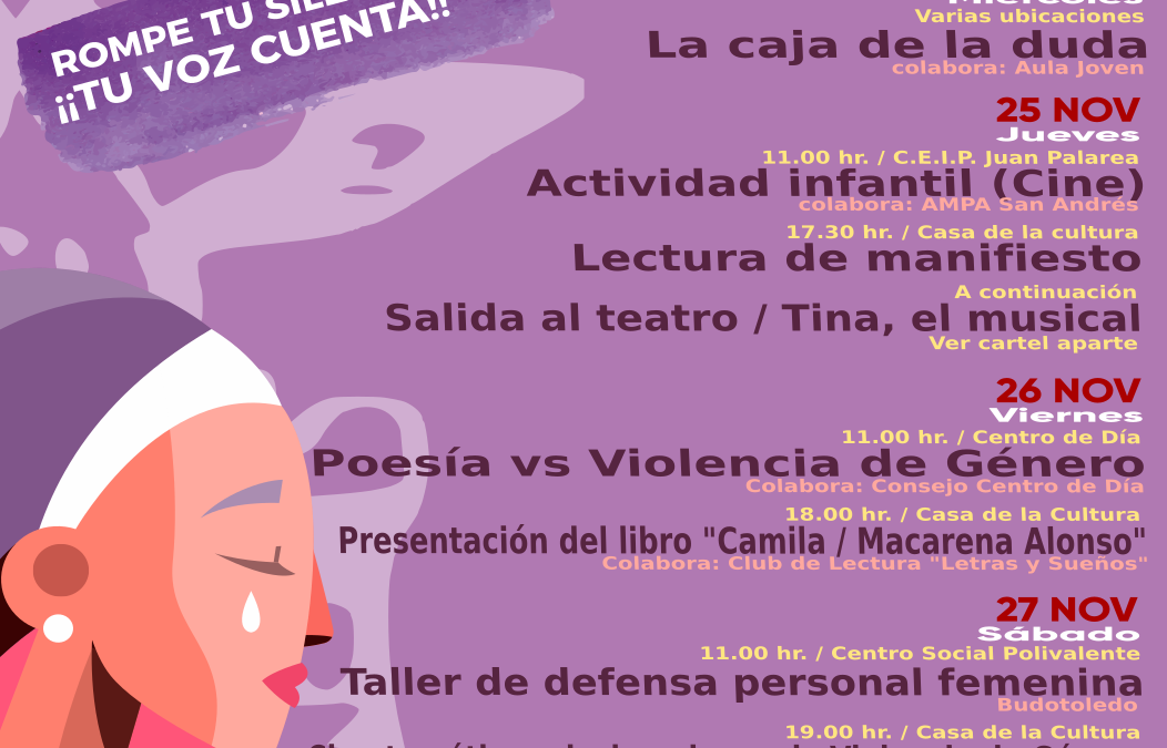 Semana de la Eliminación de la Violencia Contra la Mujer 2021