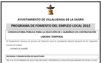 PROGRAMA DE FOMENTO DEL EMPLEO LOCAL 2022