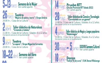 Primavera Cultural, Deportiva, de Ocio y Tiempo Libre 2022