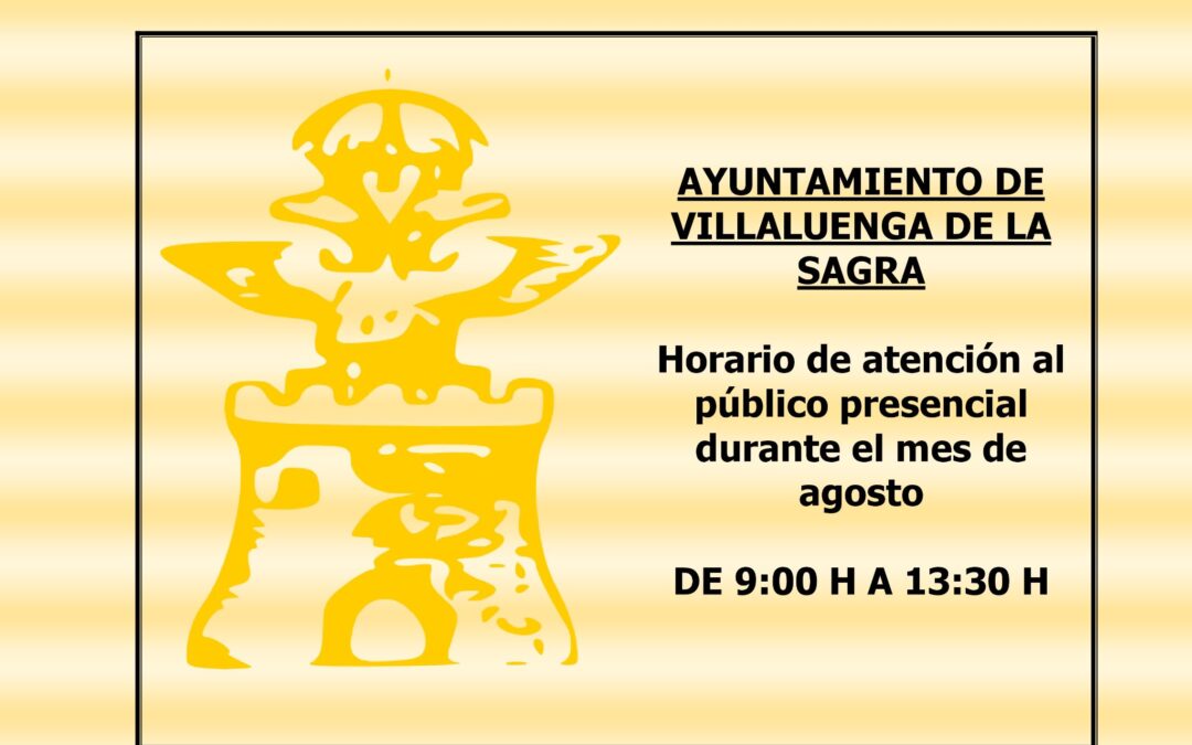 Horario agosto