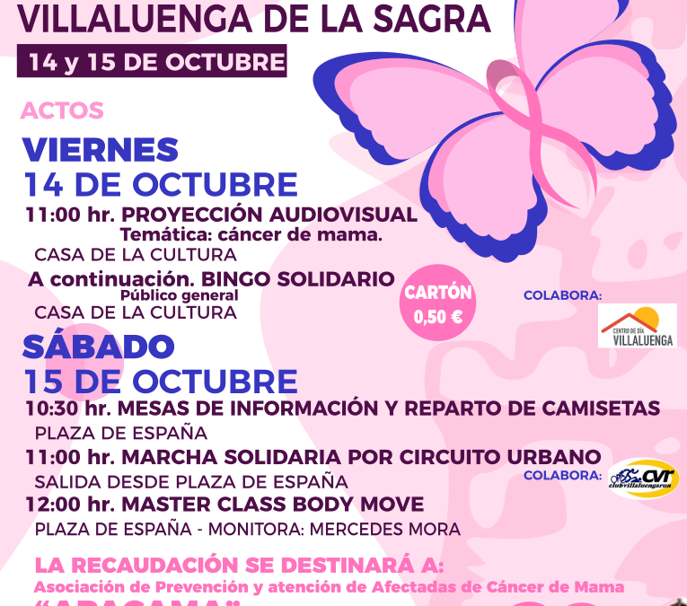 II Jornadas contra el Cáncer en Villaluenga de la Sagra