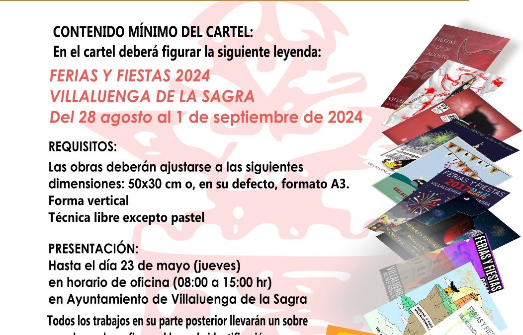 CONCURSO CARTEL ANUNCIADOR FERIAS Y FIESTAS 2024